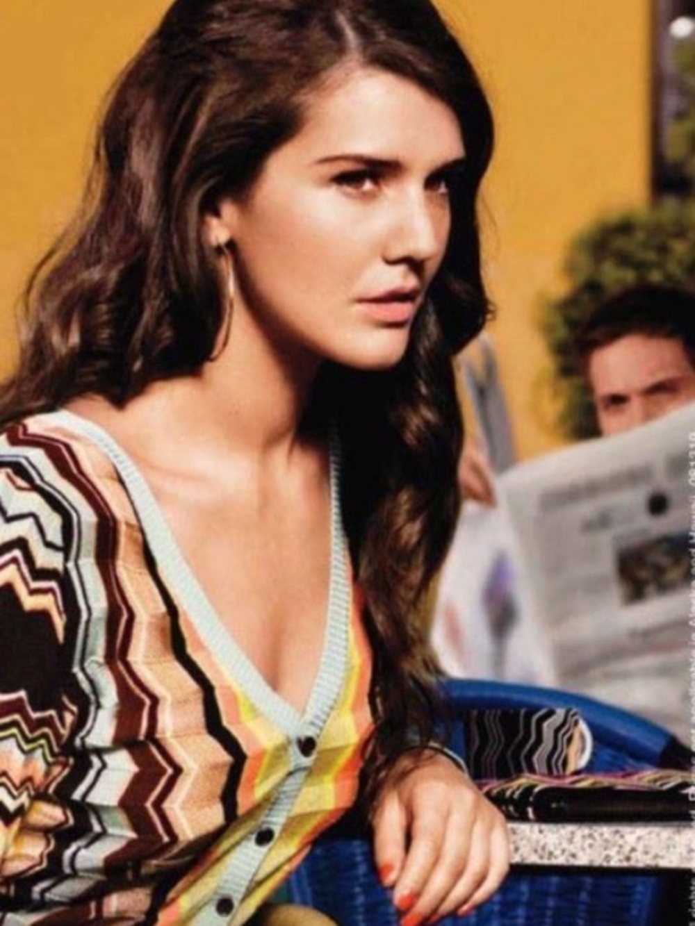 NWT Missoni Multi-Colored Zig Zag Stripe Cardigan